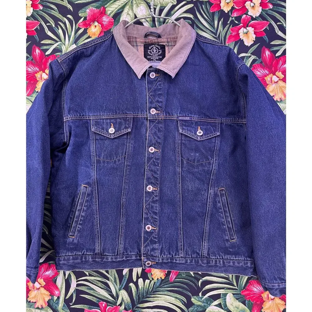 Vintage Monte Carlo Polo And Jockey Club Jean Jacket Size2XL
